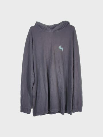 Stussy Hoodie Heren maat XL Grijs, Stussy, Maat 56/58 (XL), Ophalen of Verzenden, Zo goed als nieuw