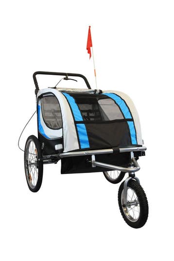 Fietskar 2-Zits | Blauw | A-kwaliteit | Beste Prijs, Opvouwbaar, Nieuw, 20 tot 40 kg, Ophalen of Verzenden