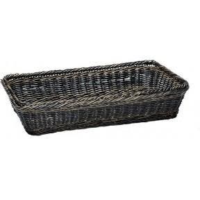 Brood mand zwart voor buffet | 6 formaten, Verzenden