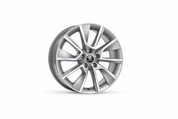 Škoda Karoq (NU) lichtmetalen velg - zilver (18 inch), Auto-onderdelen, Ophalen of Verzenden, Nieuw