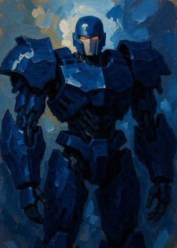 SSICK - [XL MATTE PAPER] Cobalt Vanguard