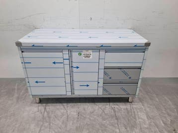 HCB RVS Werkkast Kast Werktafel, klapdeur, 3 laden en, Ophalen of Verzenden, Nieuw in verpakking