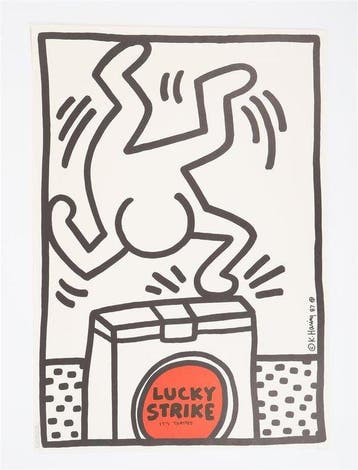 Keith Haring (1958-1990) - Lucky Strike