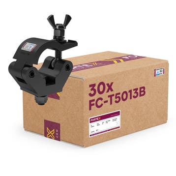 30x FORTEX Half Coupler truss klem WLL 750kg buis Ø48-51mm, Verzenden, Nieuw