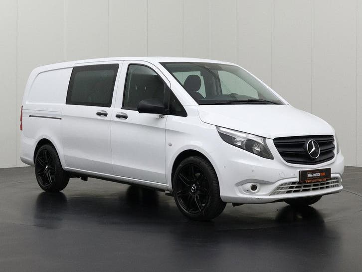 Mercedes-Benz Vito 119CDi Dubbele-cabine 2021   Diesel, Auto's, Bestelauto's, Te koop, Automaat, BTW verrekenbaar, Diesel, Wit