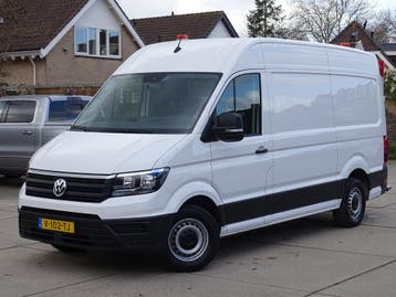 Volkswagen Crafter 2.0 TDI L3H3, Stof, Gebruikt, Volkswagen, Wit