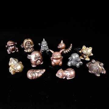 Beeldje - Set of 12 – Pokemon Metal Collection Mini Figures, Nieuw