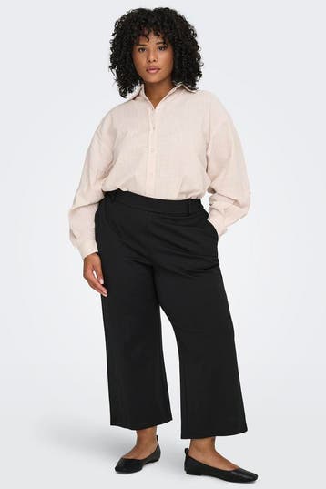 ONLY eco culotte broek high waist Maat:, Kleding | Dames, Broeken en Pantalons, Verzenden, Nieuw, Overige kleuren