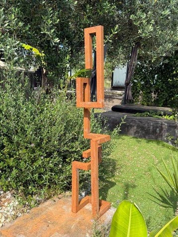 Ana Lucia B.M - Sculpture Corten - XXL - NO Reserve