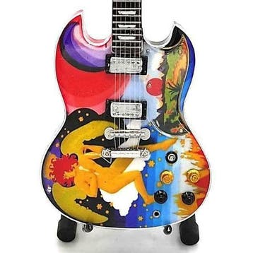 Miniatuur replica Gibson SG Fool gitaar - Eric Clapton, Verzamelen, Ophalen of Verzenden, Nieuw, Pop, Beeldje of Miniatuur