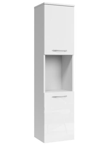 Badkamerkast Montreal 30 x 30 x 131 cm Wit Kolomkast, Verzenden, Nieuw, (Half)hoge kast