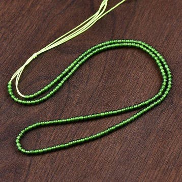 ALGT gecertificeerde onbehandelde jadeit jade kralenketting