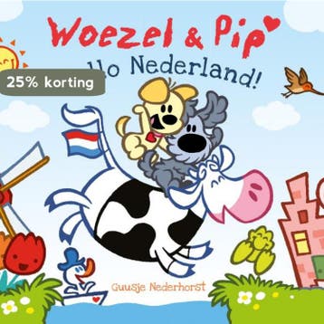 Hallo Nederland! / Woezel & Pip - Guusje Nederhorst, Boeken, Verzenden, Gelezen, Guusje Nederhorst