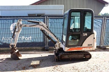Veiling: Minigraver Bobcat 320 Diesel 11.6kW 2002, Ophalen, Graafmachine