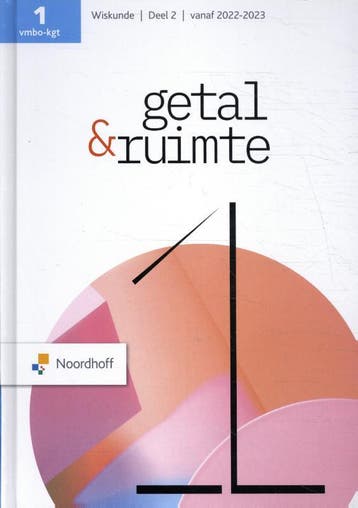 Getal en Ruimte 1 vmbo kgt Wiskunde deel 2 lee 9789001304188, Boeken, Zo goed als nieuw