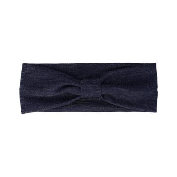 Haarband Knoop 8cm – Glitter Stof – Donkerblauw, Sieraden, Tassen en Uiterlijk, Nieuw