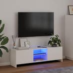 vidaXL Tv-meubel met LED-verlichting 120x30x36 cm wit, 100 tot 150 cm, Verzenden, Nieuw, Minder dan 100 cm