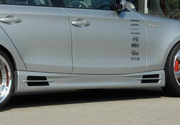 Rieger side skirt | 1er E87 (187 / 1K2/1K4): 09.04-03.07 (to, Auto-onderdelen, Verzenden, Nieuw, BMW