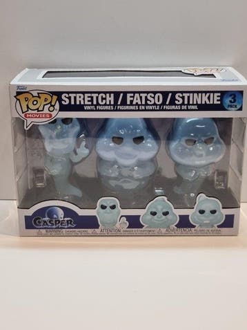 Funko - Funko Pop Movies: Casper | 3-PACK | Stretch / Fatso