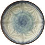 Borden | GRACE | Porselein | Blauw | 6 Stuks | Ø270mm Gural, Verzenden, Nieuw in verpakking