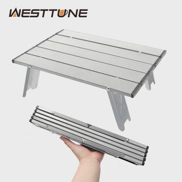 WESTTUNE Ultralichte Mini Campingtafel - Opvouwbaar Aluminiu, Caravans en Kamperen, Verzenden, Nieuw