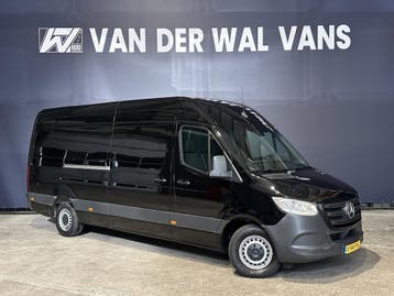 Zakelijke Lease |  Mercedes-Benz Sprinter 319 CDI 191pk 3.0L, Stof, Gebruikt, Zwart, Mercedes-Benz
