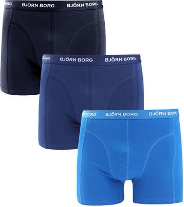 Bjorn Borg Boxers 3Pack Donkerblauw Lichtblauw maat L Heren, Verzenden, Bjorn Borg, Boxer