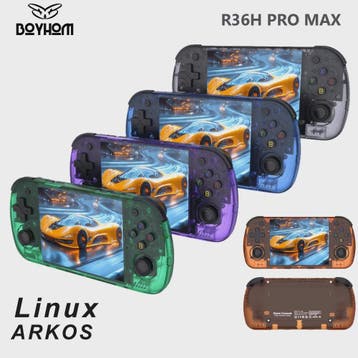 BOYHOM R36H PRO Retro Handheld Game Console - 4.2" IPS Scher, Verzenden, Nieuw