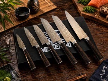 Messerhai - Tanoshi - Keukenmes - 6-delige professionele