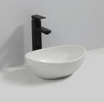 SALE - Durva 35 - Mat wit - Waskom -  -  - Keramiek -  Ovaal, Ophalen of Verzenden, Nieuw