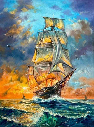 Montano (XX) - Horizontes de Oro, Antiek en Kunst