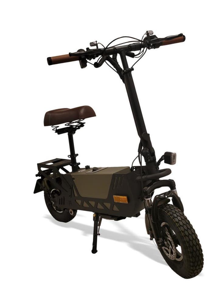 Hank Tweewielige Opvouwbare Scootmobiel 25 km/u, Diversen, Brommobielen en Scootmobielen, 46 km of meer, 16 km/u of meer, Nieuw