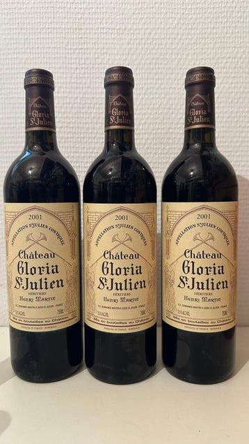 2001 Château Gloria St-Julien, Château Gloria St-Julien -, Nieuw