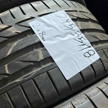 4 x Bridgestone Potenza S001 245-35-18 Zomerbanden 8mm, Auto-onderdelen, 18 inch, Ophalen of Verzenden, Band(en), Personenwagen