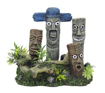 Totempaal / Aquariumdecoratie As-0019 (Aquarium decoratie), Dieren en Toebehoren, Verzenden, Nieuw, Gevuld zeewateraquarium