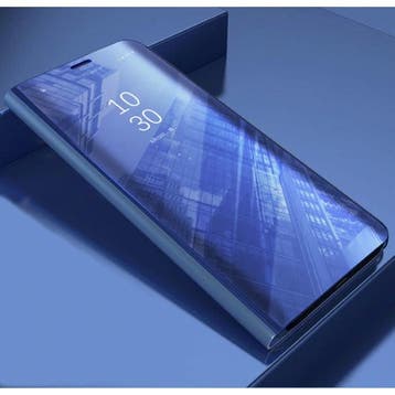 Xiaomi Redmi 7A Smart Spiegel Flip Case Cover Hoesje Paars, Verzenden, Nieuw