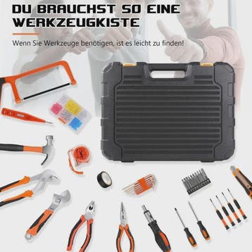Multifunctionele Gereedschapskist - 43-Delige Set voor Thuis, Verzenden, Nieuw
