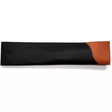 Robert Herder Mesbeschermer – Lederen Etui – Zwart Leer, Ophalen of Verzenden, Nieuw, Overige materialen, Los bestek