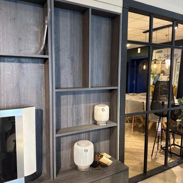 Wandkast Arinta - Melamine Eiken - IN.HOUSE, Huis en Inrichting, Kasten | Wandmeubels, Ophalen of Verzenden, Nieuw, Eikenhout