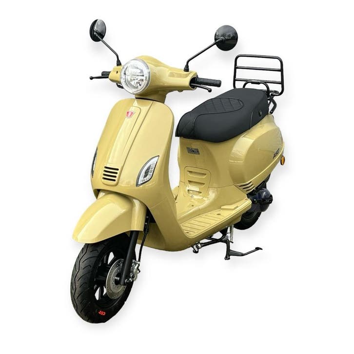 Kappenset Olijf geel  RSO Sense/Vx50 (S)/Riva (S)/Vespa-look, Fietsen en Brommers, Brommeronderdelen | Scooters, Verzenden