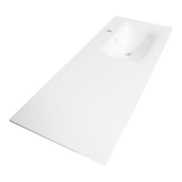 Brauer Glacier Wastafel Asymmetrisch - 120 met 1 Spoelbak, Ophalen of Verzenden, Nieuw