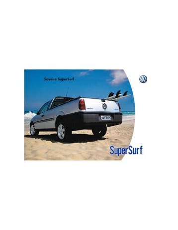 2002 VOLKSWAGEN SAVEIRO BROCHURE PORTUGEES (BRAZILIË), Nieuw, Volkswagen, Author
