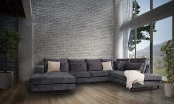 U-Bank Naaldwijk-Express - u-banken, Nieuw, 150 cm of meer, Stof, 300 cm of meer