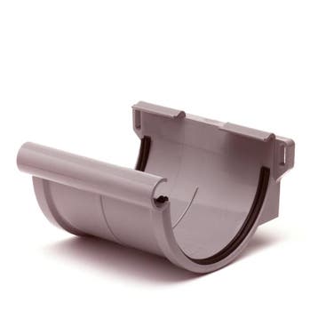 Pvc dakgoot s-lon verbindingsstuk klem grijs-150 mm, Verzenden, Nieuw
