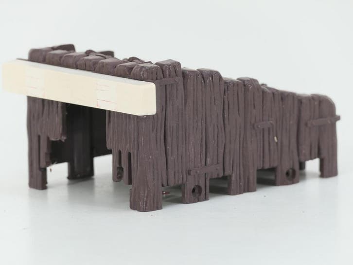 LGB 90310 Prellbock, met witte stootbalk (Baan en Rails), Hobby en Vrije tijd, Modeltreinen | Overige schalen, Rails, Gebruikt