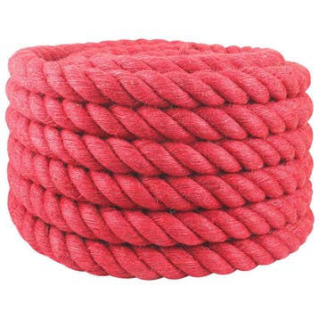 vidaXL Jute Touw 40 mm Rood 100% Tossa jute, Verzenden, Nieuw