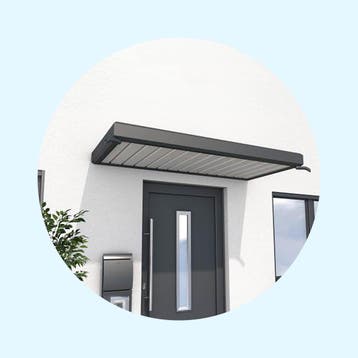 Gutta deurluifel NM 200x90x14 antraciet, Doe-het-zelf en Verbouw, Verzenden, Nieuw, Overige typen