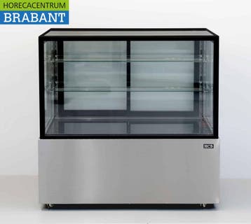 HCB Verrijdbare gebaksvitrine 406 liter 120 cm 230V Horeca, Ophalen of Verzenden, Nieuw in verpakking