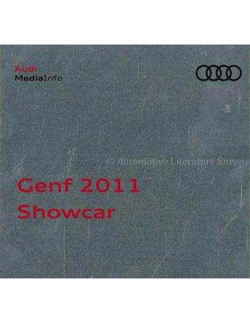 2011 AUDI GENÈVE PERSMAP DUITS, Boeken, Nieuw, Audi, Author