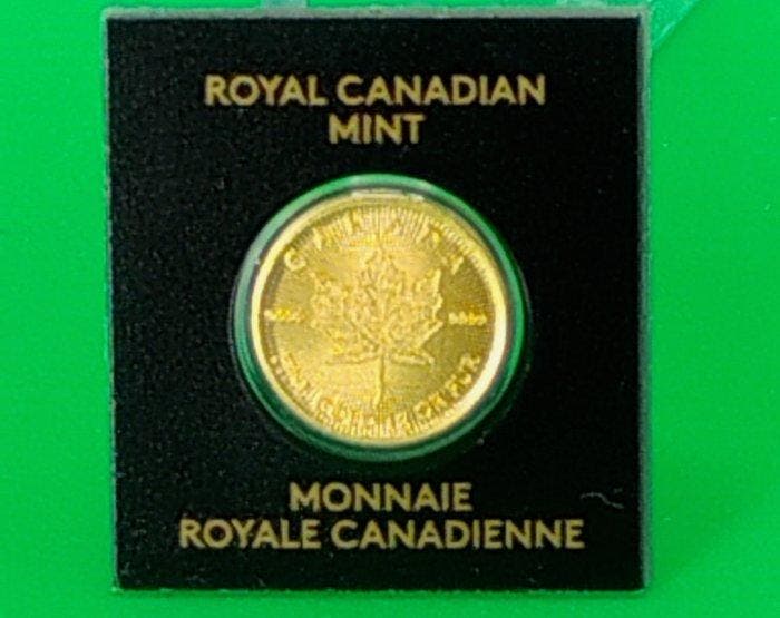 Canada. Elizabeth II. 50 Cents 1 g Gold Maple Leaf 2021 –, Postzegels en Munten, Munten | Europa | Niet-Euromunten
